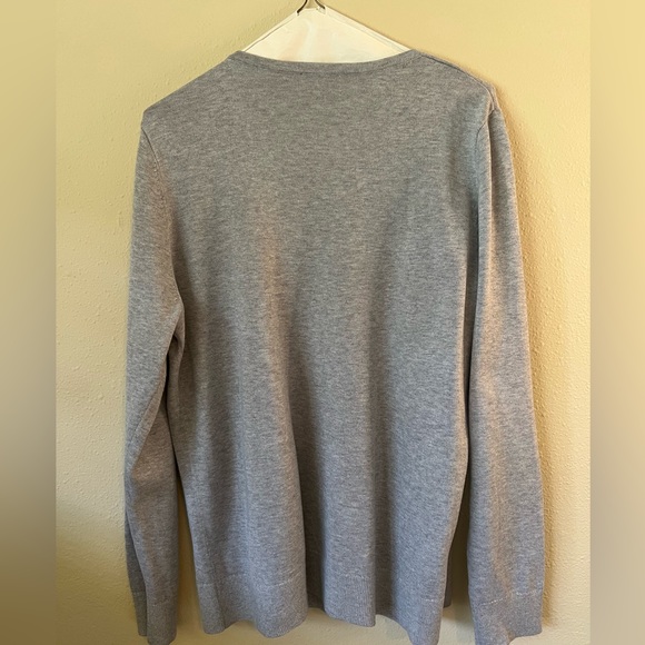 ANN TAYLOR Grey Embellished Long Sleeve Sweater Size XXL - Picture 5 of 11